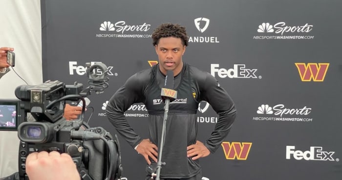 Jahan Dotson, Washington Commanders, 2022 Rookie Minicamp